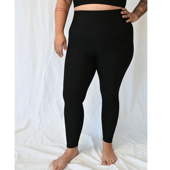 Arro Athletics Ribbed Black Leggings Small - Picture 1 of 11